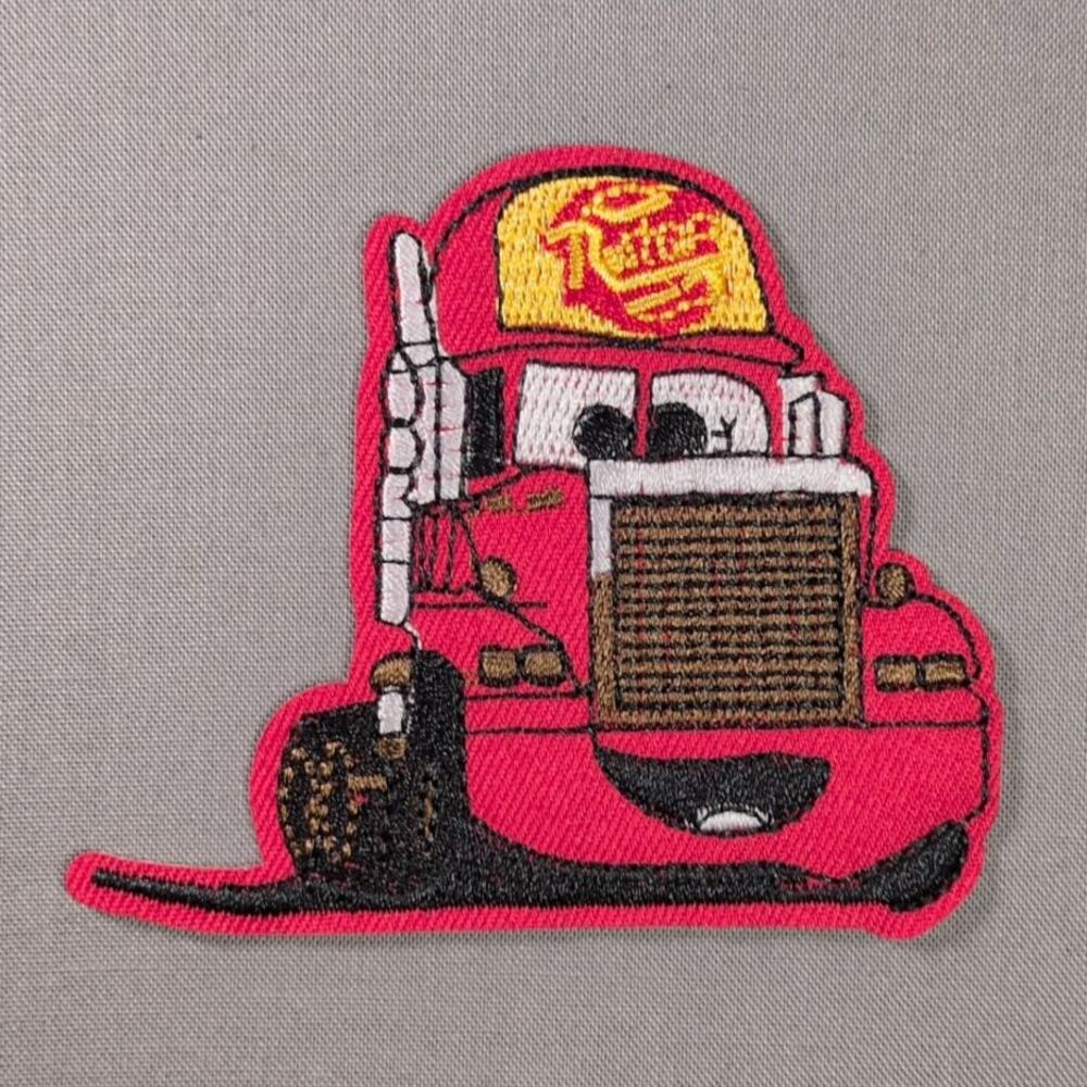 Rust-eze Mack Truck Cars Iron On Patch | Cartoon Patch